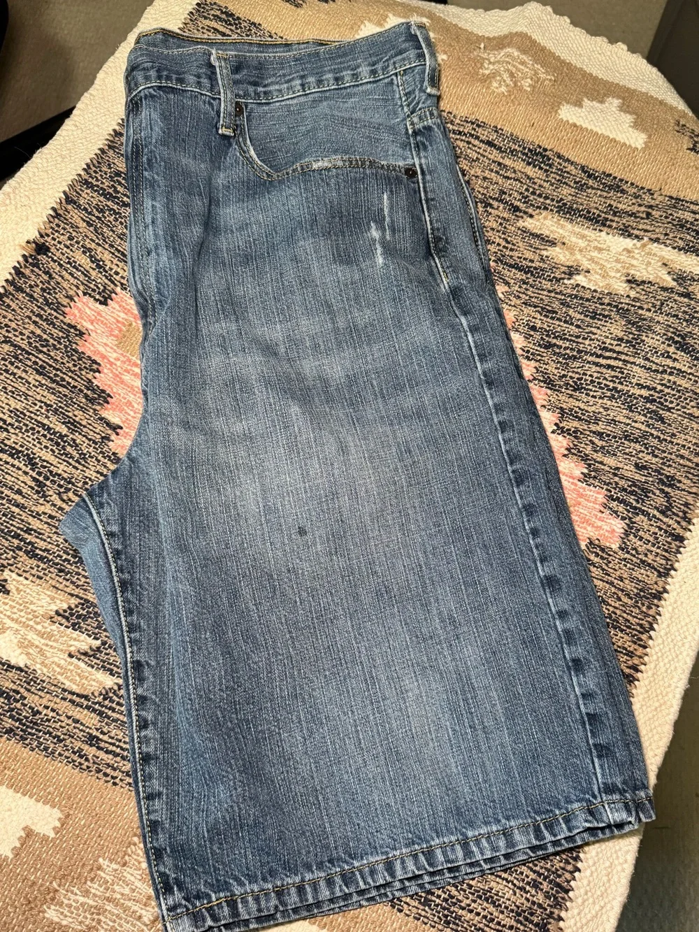 Levi's Men's Blue Denim Jean Shorts